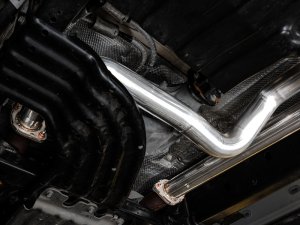 Ram 1500 TRX Performance Exhaust - AWE Tuning - Cat Back, Dual 3” T304L, Resonated H-pipe, 180 Technology® - Diamond Black - 2021